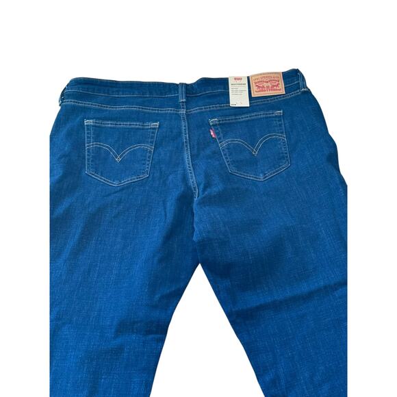 Levi's Women's Boyfriend Jeans, Plus Size 20W, Relaxed Fit Mid-Rise - Picture 7 of 9